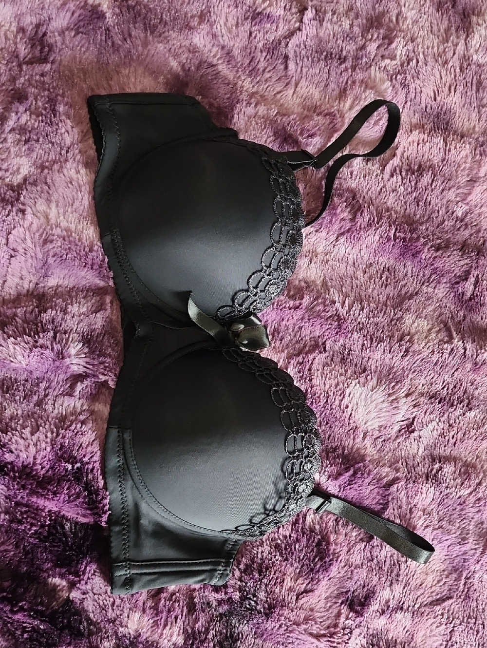 Black Push Up Bra Size Medium